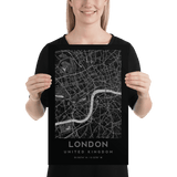 London City Map - United Kingdom Poster