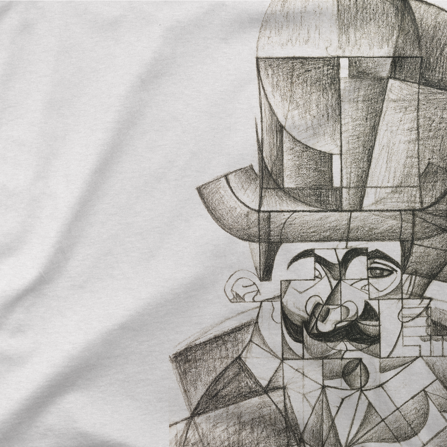 Men's or Women's Juan Gris Man With Opera Hat 1912 Artwork T-Shirt- Various Colors