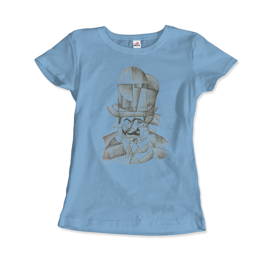 Men's or Women's Juan Gris Man With Opera Hat 1912 Artwork T-Shirt- Various Colors