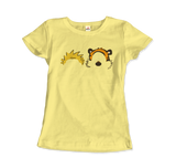 Men's or Women's Calvin and Hobbes Faces Contour T-Shirt- Various Colors