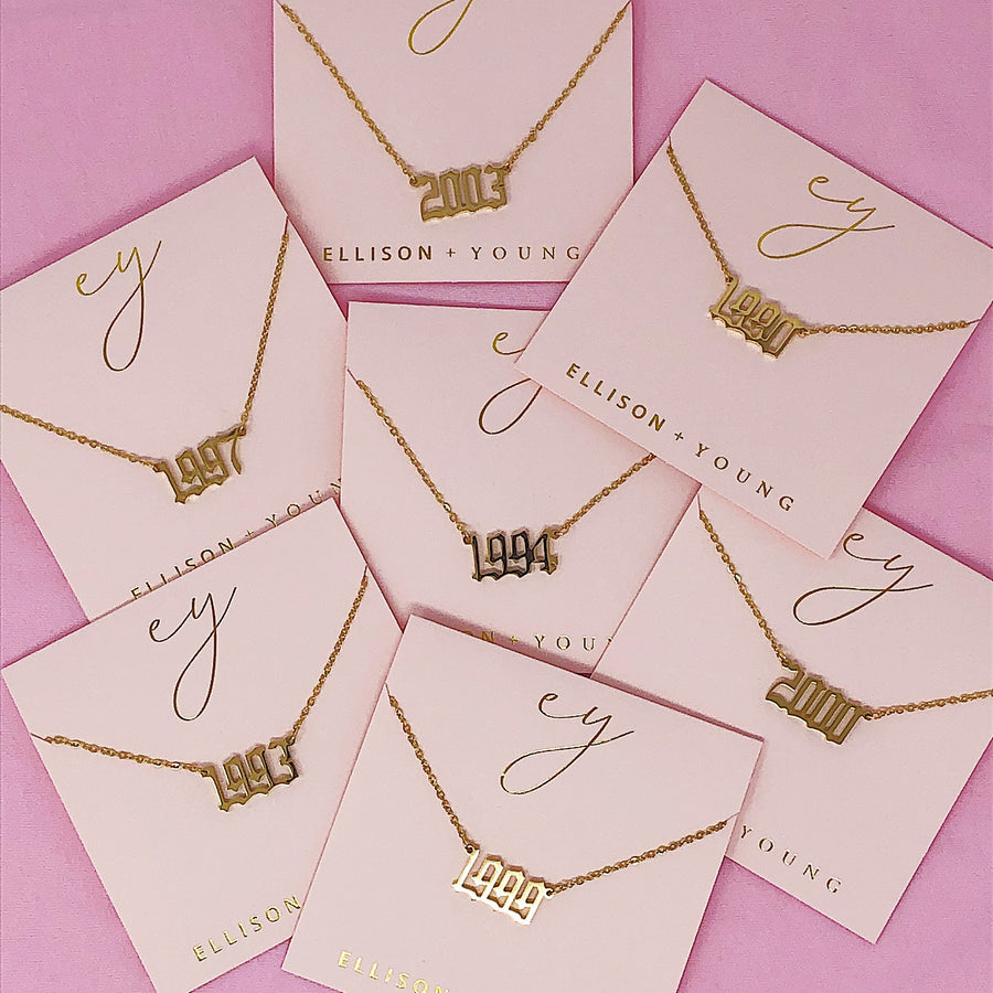 Gold Year Necklace