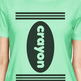 Crayon Women's T-Shirt- Mint