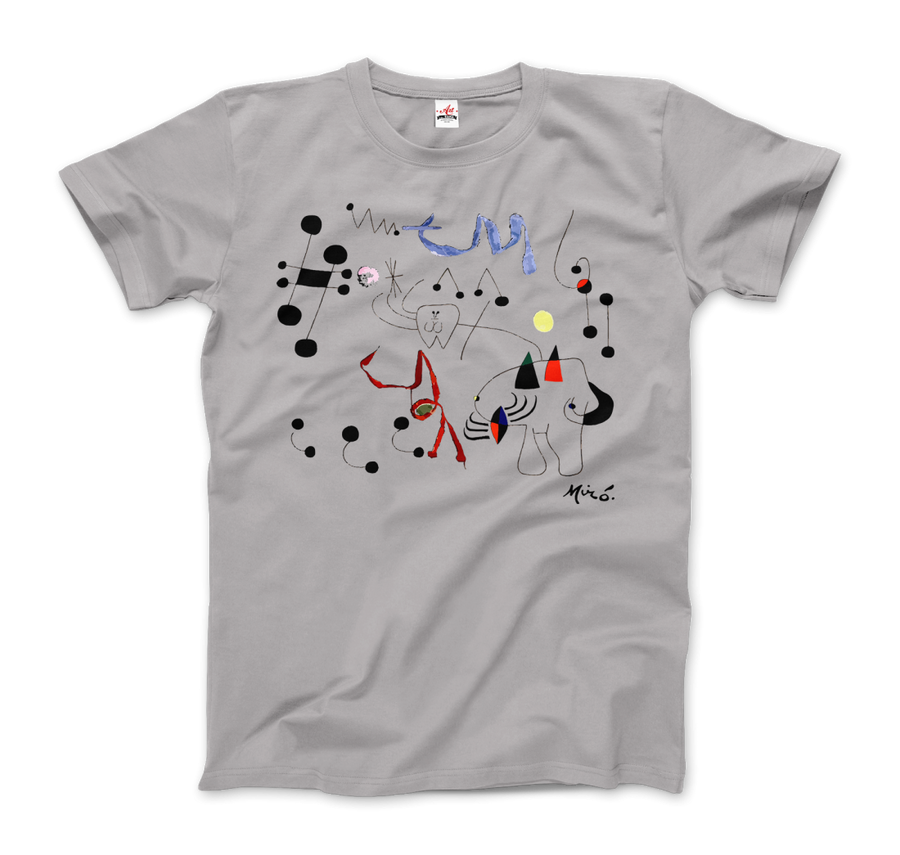 Men's or Women's Joan Miro Woman Dreaming of Escape 1945 Artwork T-Shirt- Various Colors