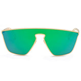 BEVERLY Square Futuristic Flat Lens Sunglasses