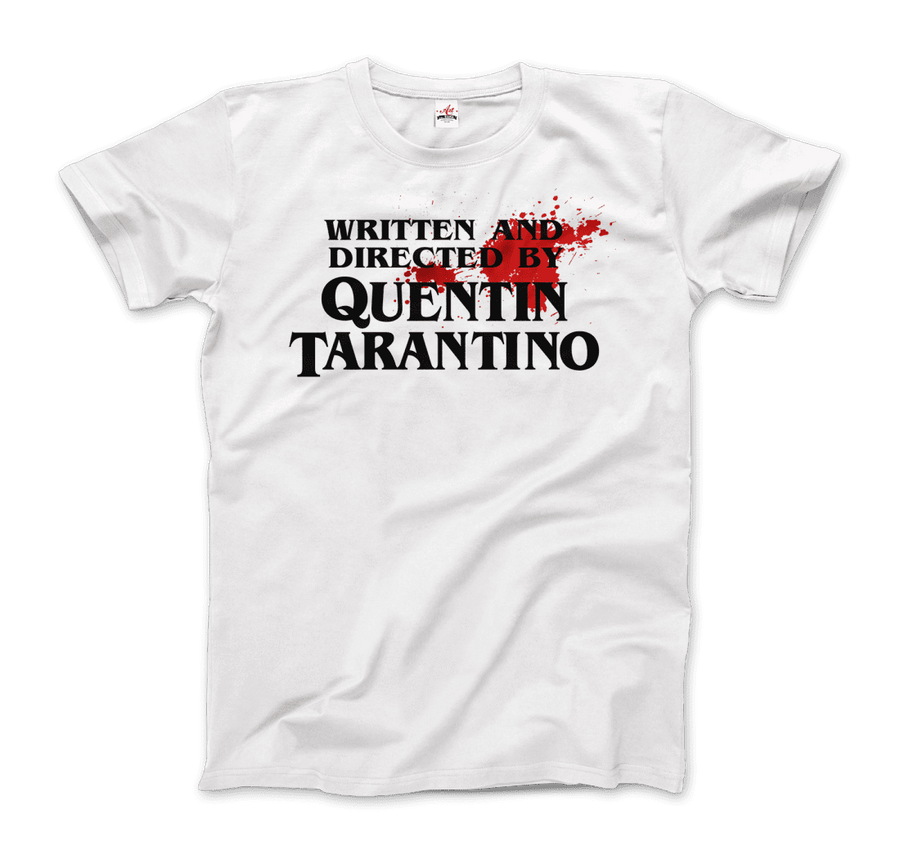 Men's & Women's Written and Directed by Quentin Tarantino (Bloodstained) T-Shirt- 2 Colors