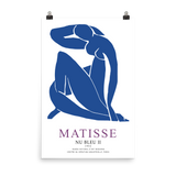 Henri Matisse Nu Bleu II (Blue Nude II) 1952 Artwork Poster