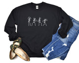Women's Dancing Skeletons Sweatshirt