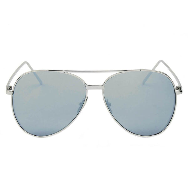 DELAN | CD12 - Premium Mirrored Lens Oversize Aviator Sunglasses
