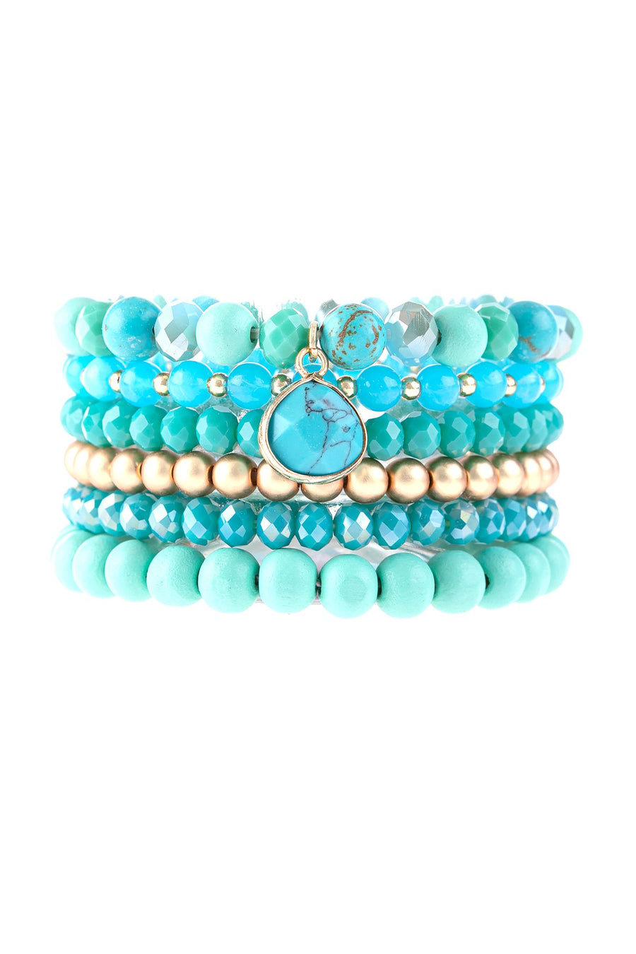 Multi Line Beaded Bracelet- 6 Colors