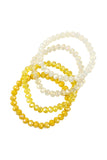Crystal Beaded Stretch Bracelets- 7 Colors