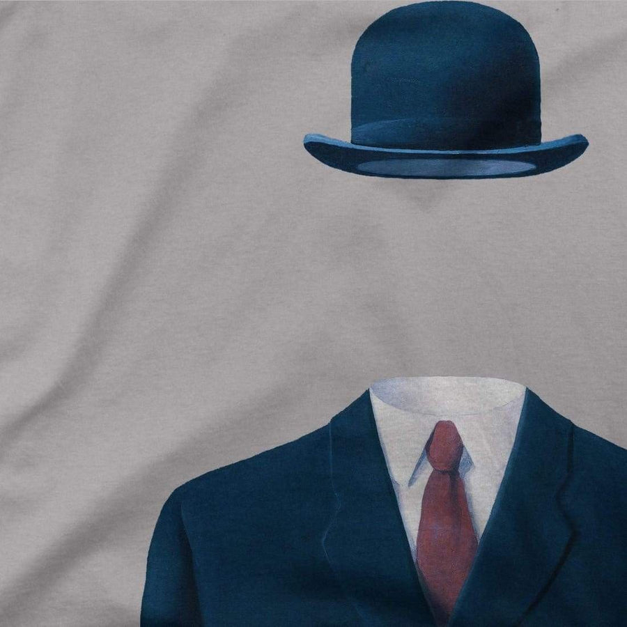 Men's or Women's Rene Magritte Man in a Bowler Hat, 1964 Artwork T-Shirt- Various Colors