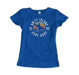 Men's or Women's Amity Island Surf Shop, Jaws T-Shirt- Various Colors