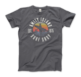 Men's or Women's Amity Island Surf Shop, Jaws T-Shirt- Various Colors