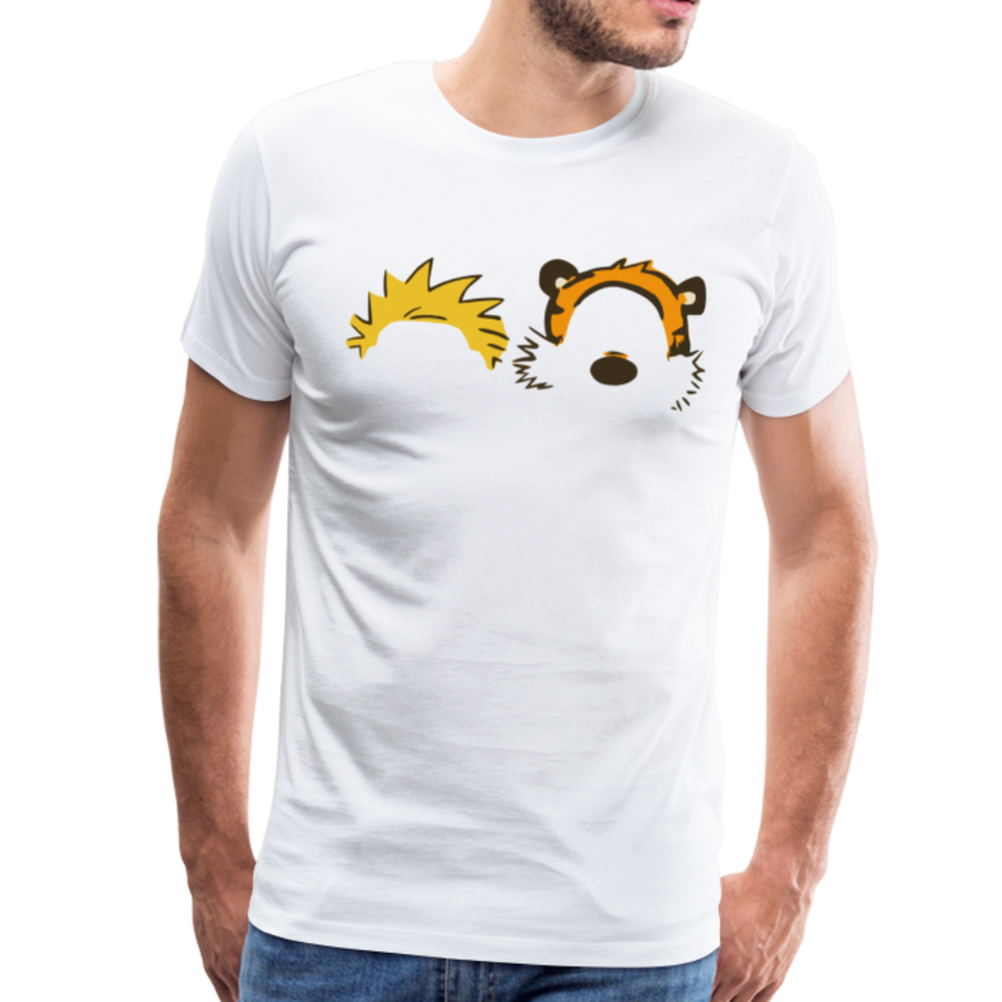 Men's or Women's Calvin and Hobbes Faces Contour T-Shirt- Various Colors