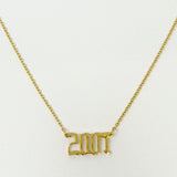Gold Year Necklace