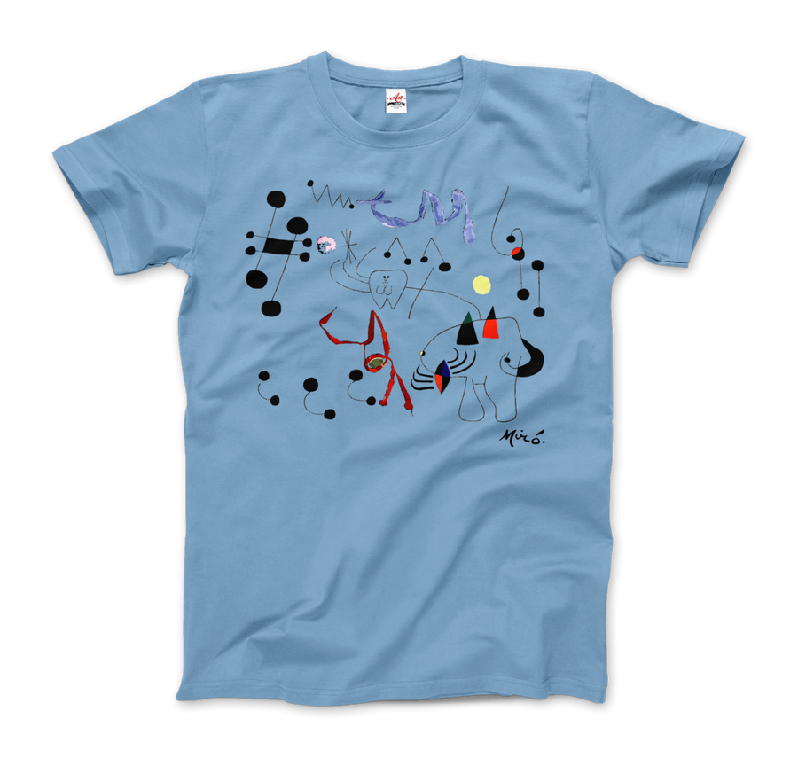 Men's or Women's Joan Miro Woman Dreaming of Escape 1945 Artwork T-Shirt- Various Colors