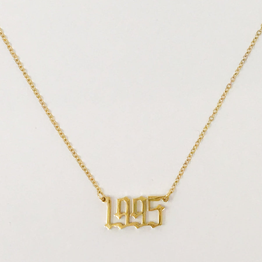Gold Year Necklace