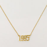 Gold Year Necklace