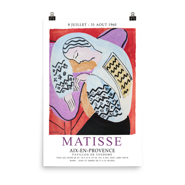 Henri Matisse the Dream - Aix-En-Provence Exhibition Poster
