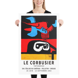 Le Corbusier 1963 Exhibition Artwork Poster