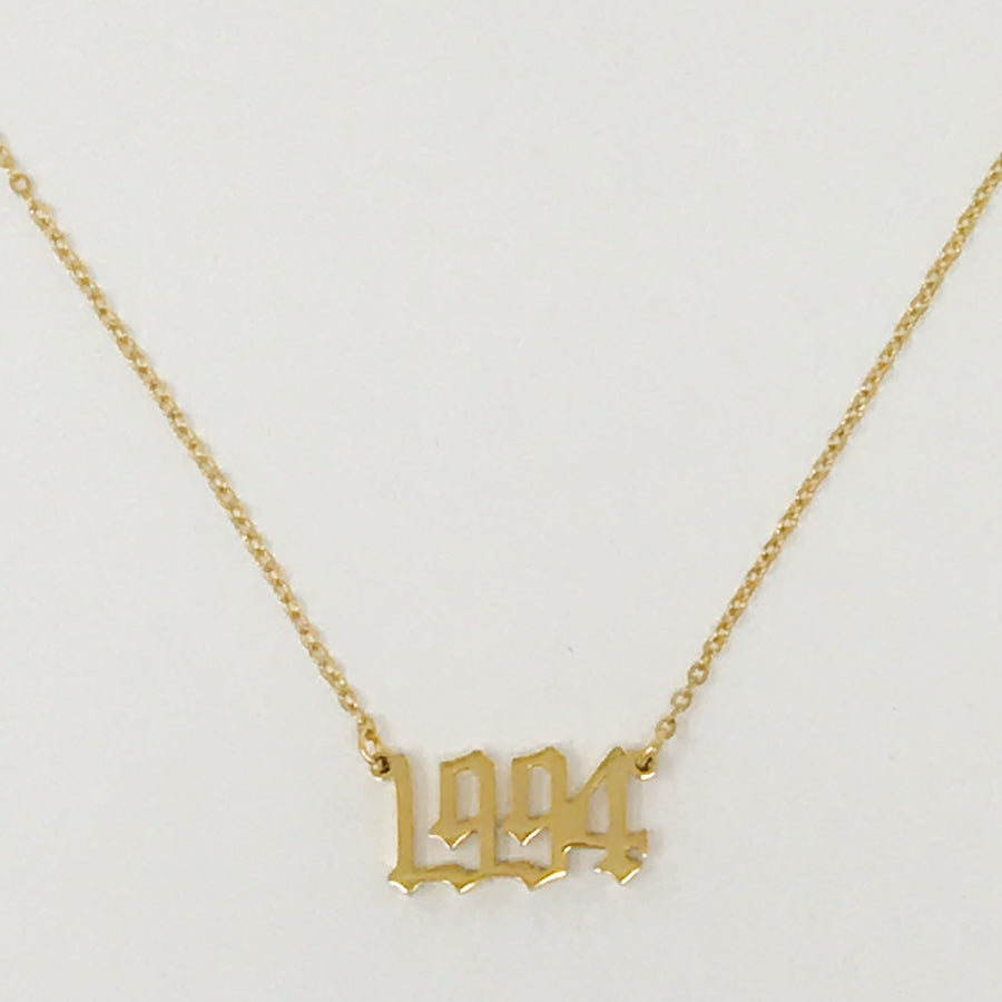 Gold Year Necklace