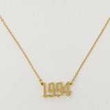 Gold Year Necklace