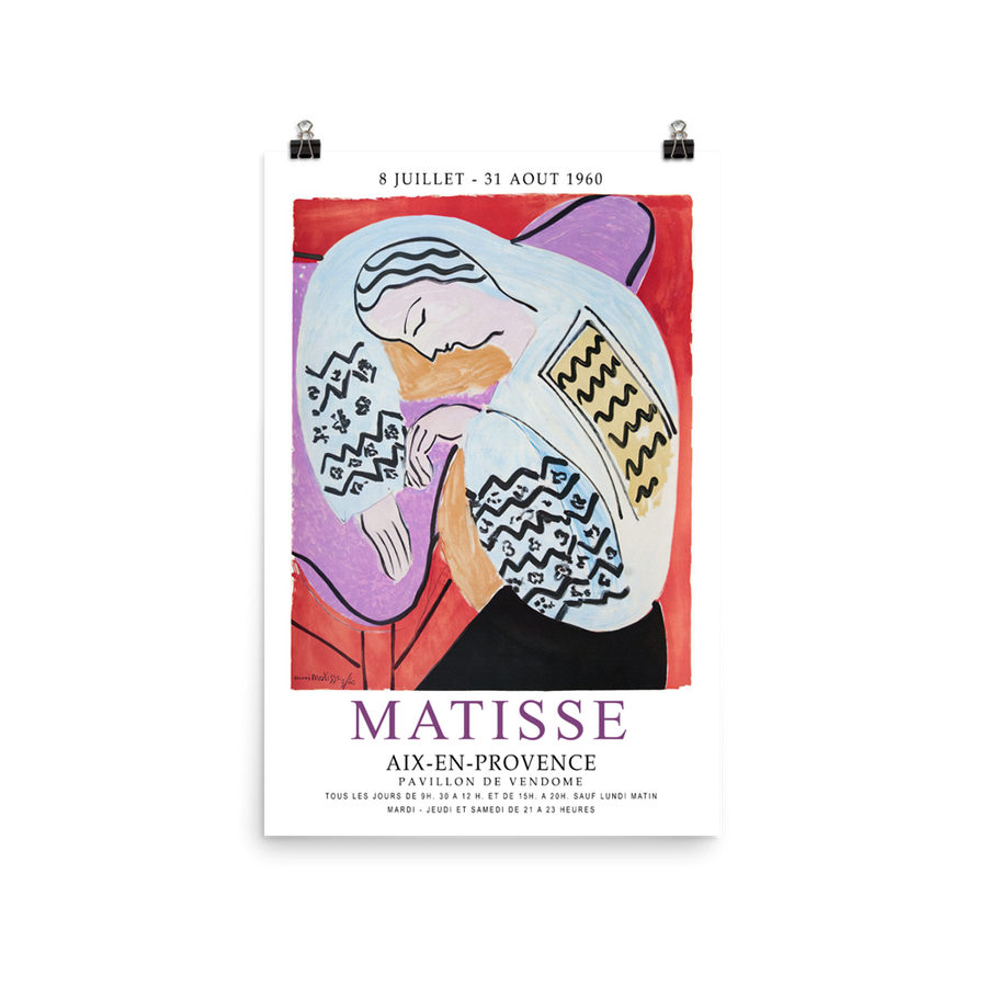 Henri Matisse the Dream - Aix-En-Provence Exhibition Poster