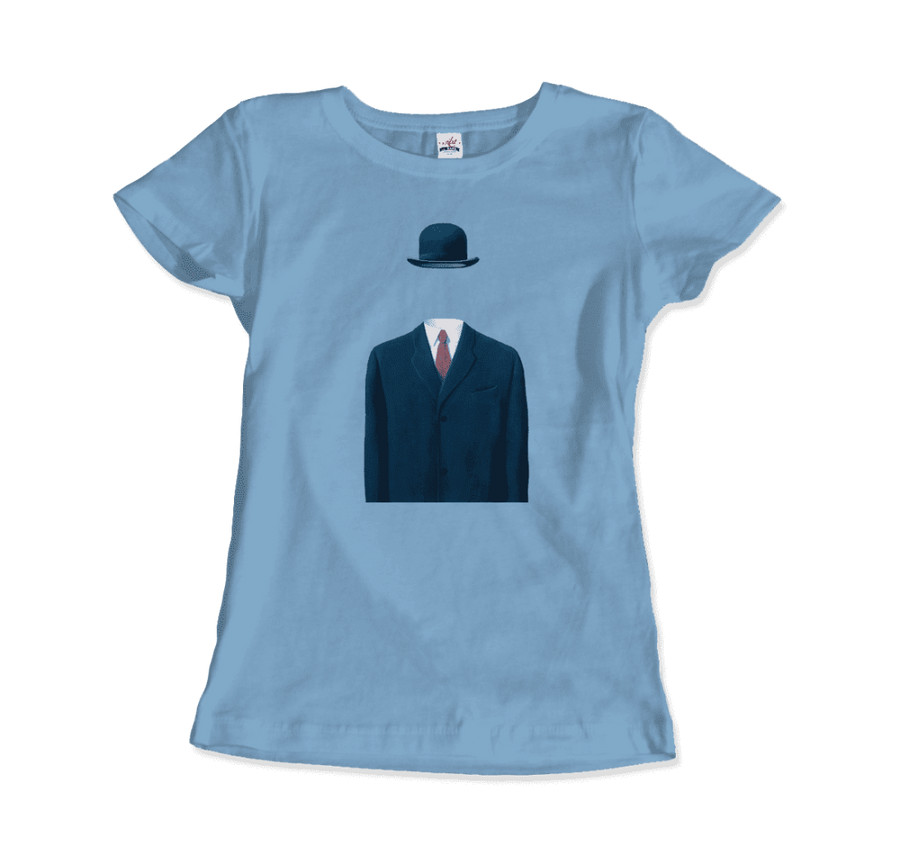 Men's or Women's Rene Magritte Man in a Bowler Hat, 1964 Artwork T-Shirt- Various Colors