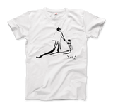 Men's or Women's Salvador Dali Sketch, Childhood With Father Riding a Bike 1971 T-Shirt- Various Colors