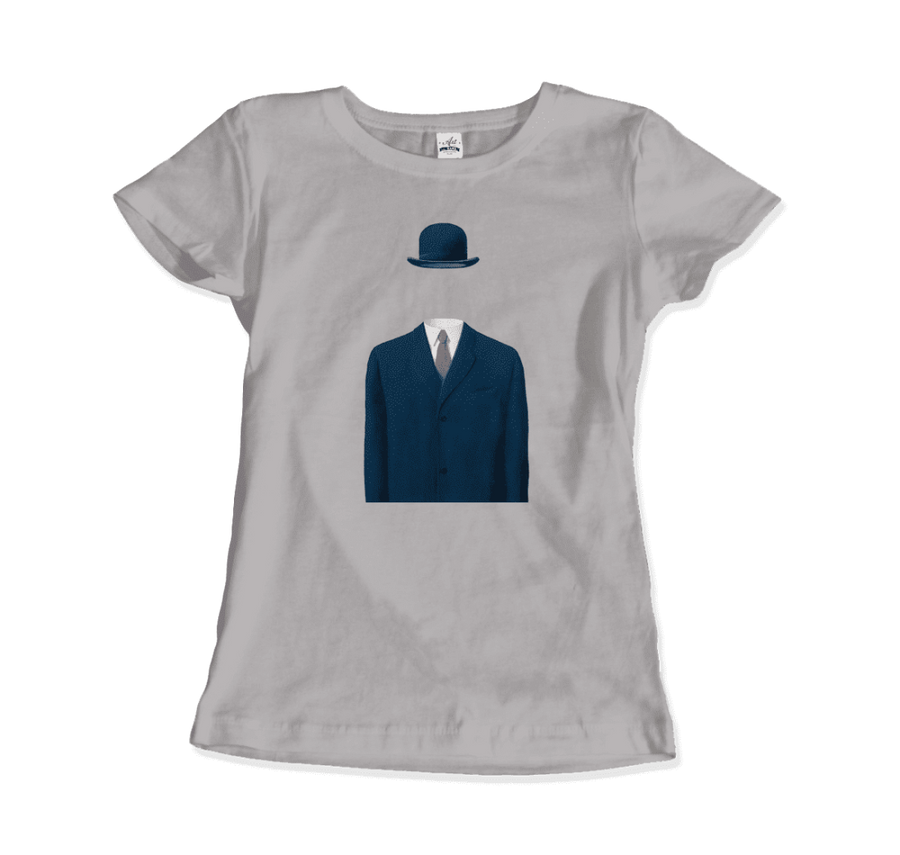 Men's or Women's Rene Magritte Man in a Bowler Hat, 1964 Artwork T-Shirt- Various Colors
