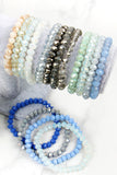 Crystal Beaded Stretch Bracelets- 7 Colors