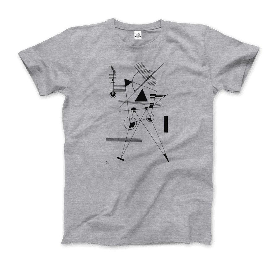 Men's or Women's Wassily Kandinsky - Drawing for Point and Line, 1925 Artwork T-Shirt- Various Colors