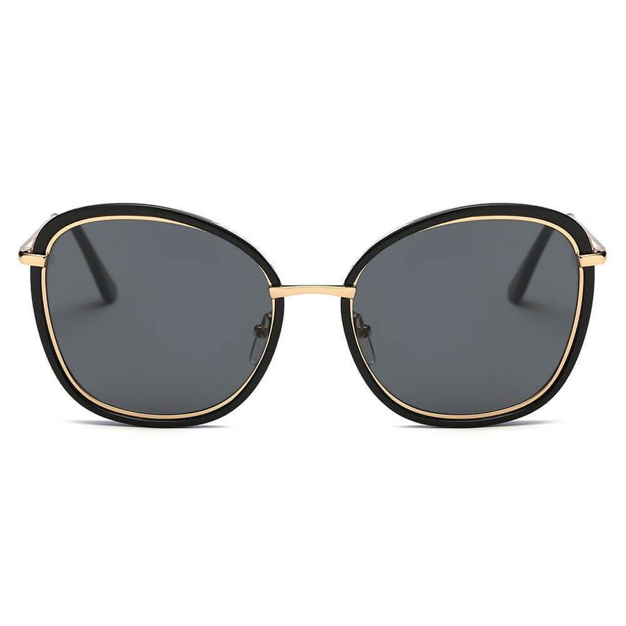 BROOKVILLE | S2003 - Round Cat-Eye Oversized Sunglasses- 5 Colors