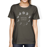 Moon Child Women's T-Shirt- Dark Grey