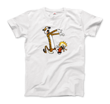 Men's & Women's Calvin and Hobbes Playing Zombies T-Shirt- 2 Colors