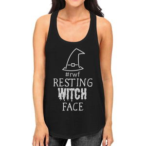 Resting Witch Face Women's Tank Top- Black