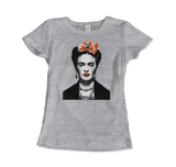 Men's & Women's Frida Kahlo With Flowers Poster Artwork T-Shirt- 5 Colors