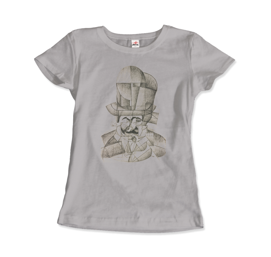 Men's or Women's Juan Gris Man With Opera Hat 1912 Artwork T-Shirt- Various Colors
