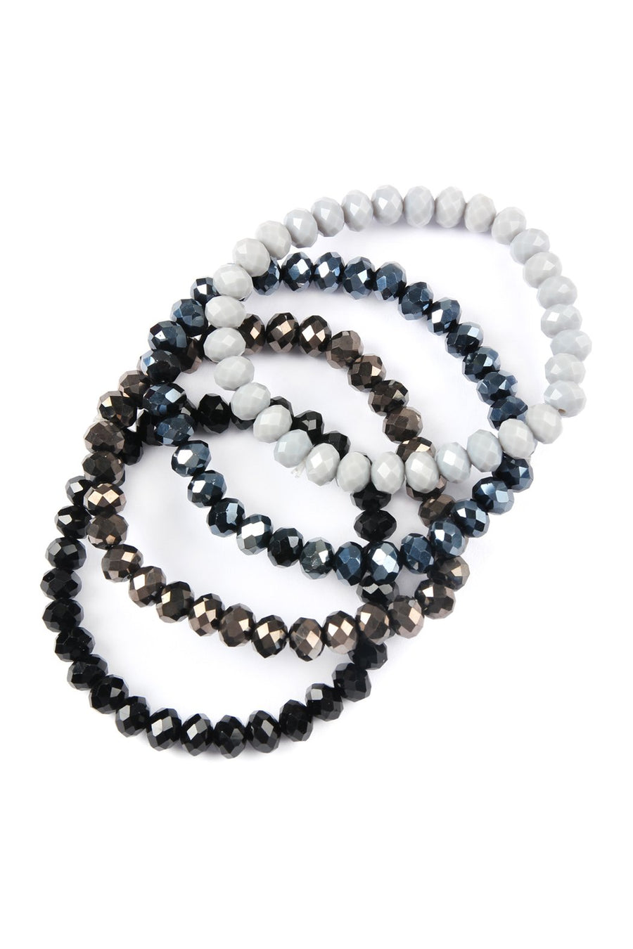 Crystal Beaded Stretch Bracelets- 7 Colors
