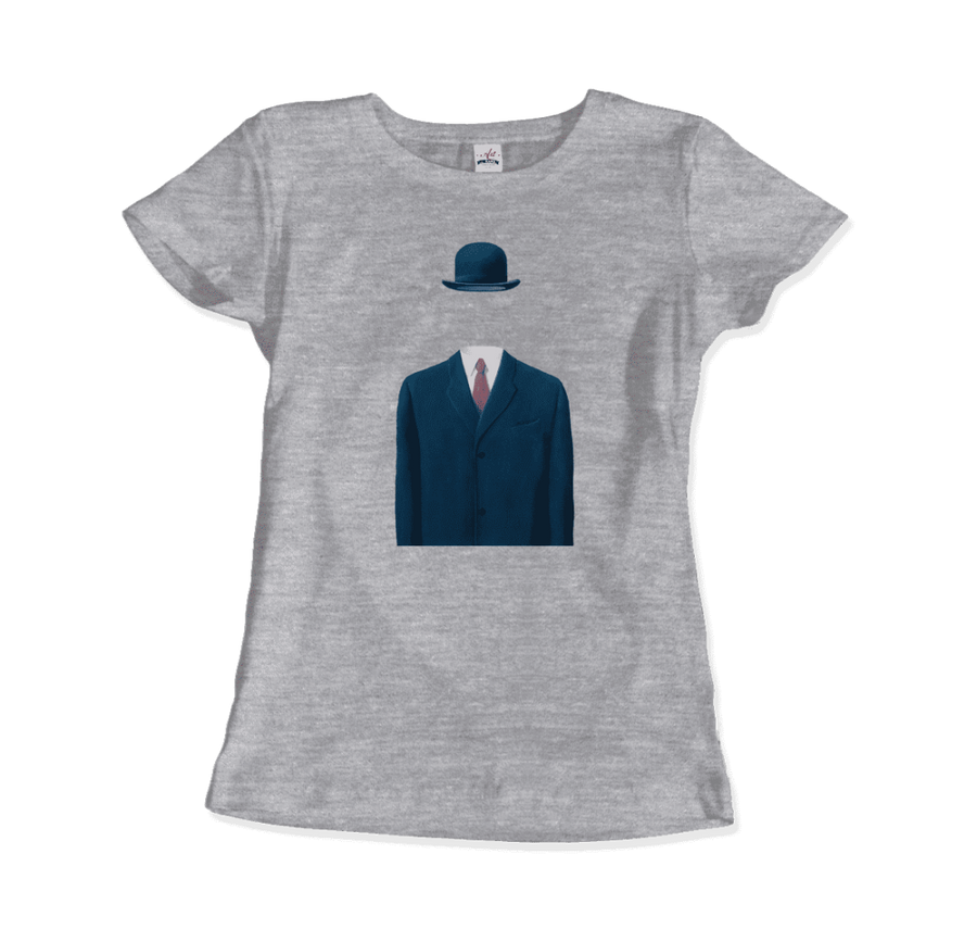 Men's or Women's Rene Magritte Man in a Bowler Hat, 1964 Artwork T-Shirt- Various Colors
