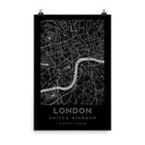 London City Map - United Kingdom Poster