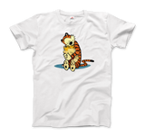 Men's or Women's Calvin and Hobbes Hugging T-Shirt- Various Colors