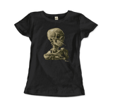 Men's & Women's Van Gogh Skull of a Skeleton With Burning Cigarette 1886 T-Shirt- 5 Colors