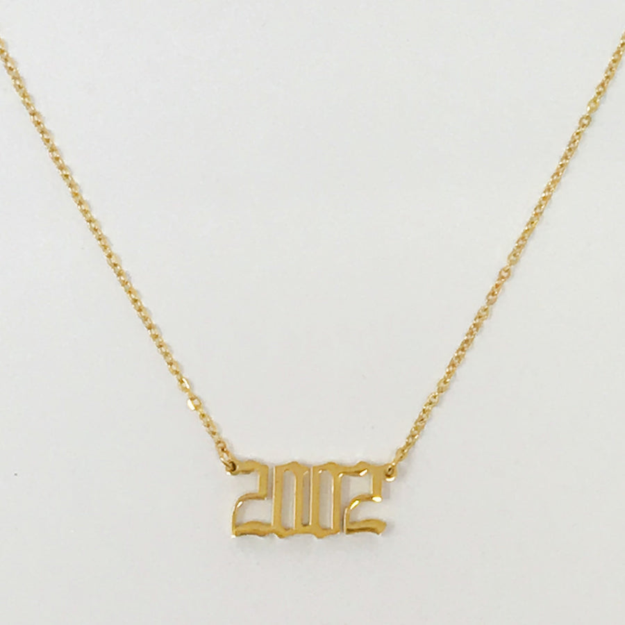 Gold Year Necklace