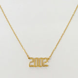 Gold Year Necklace