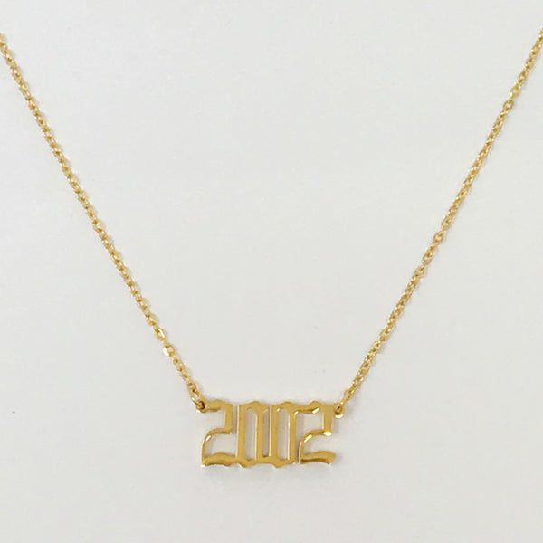 Gold Year Necklace