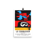 Le Corbusier 1963 Exhibition Artwork Poster