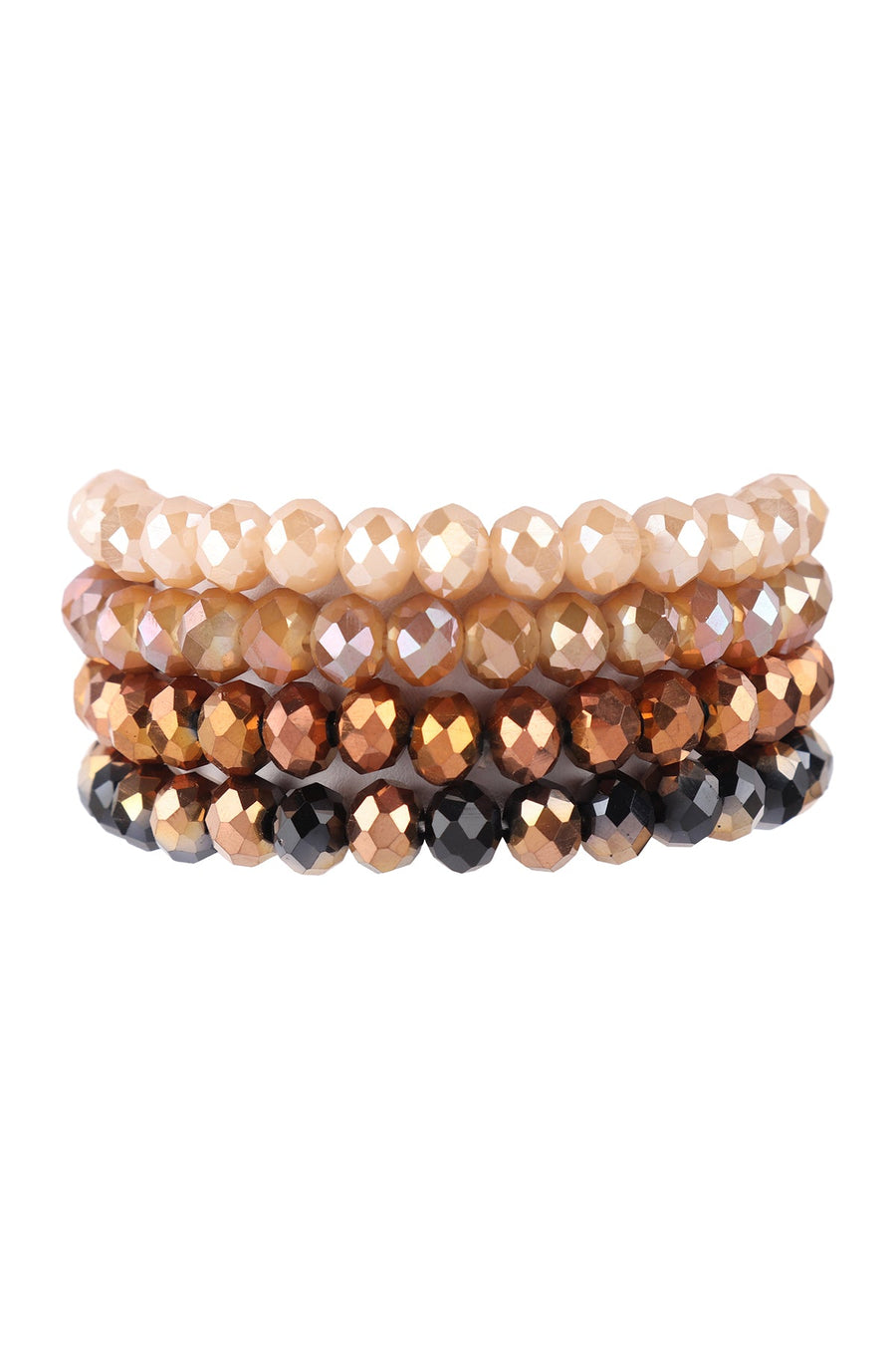 Crystal Beaded Stretch Bracelets- 7 Colors