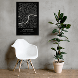 London City Map - United Kingdom Poster