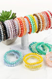 Crystal Beaded Stretch Bracelets- 7 Colors